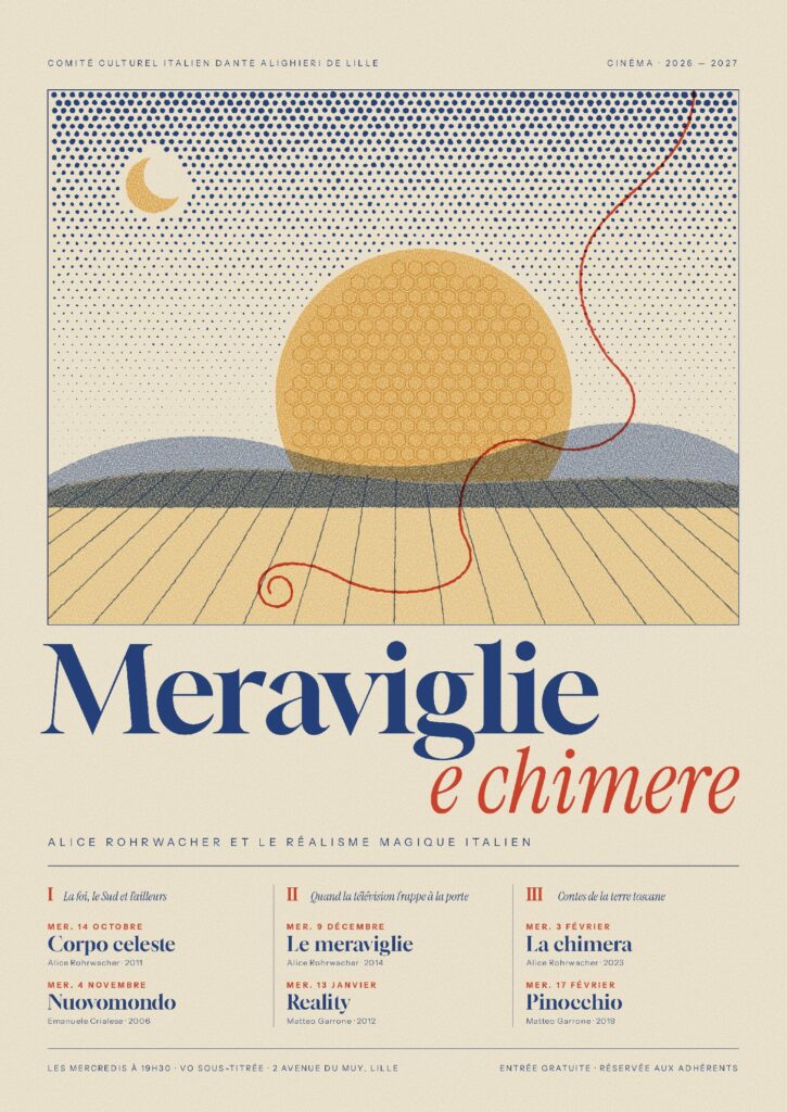 Affiche du cycle Meraviglie e chimere – Alice Rohrwacher et le réalisme magique italien